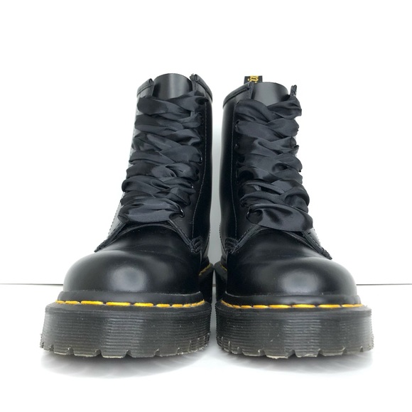 Dr Martens 1460 Bex Smooth Leather Platform Ankle Boots Women’s 7 Shoes - Picture 8 of 12